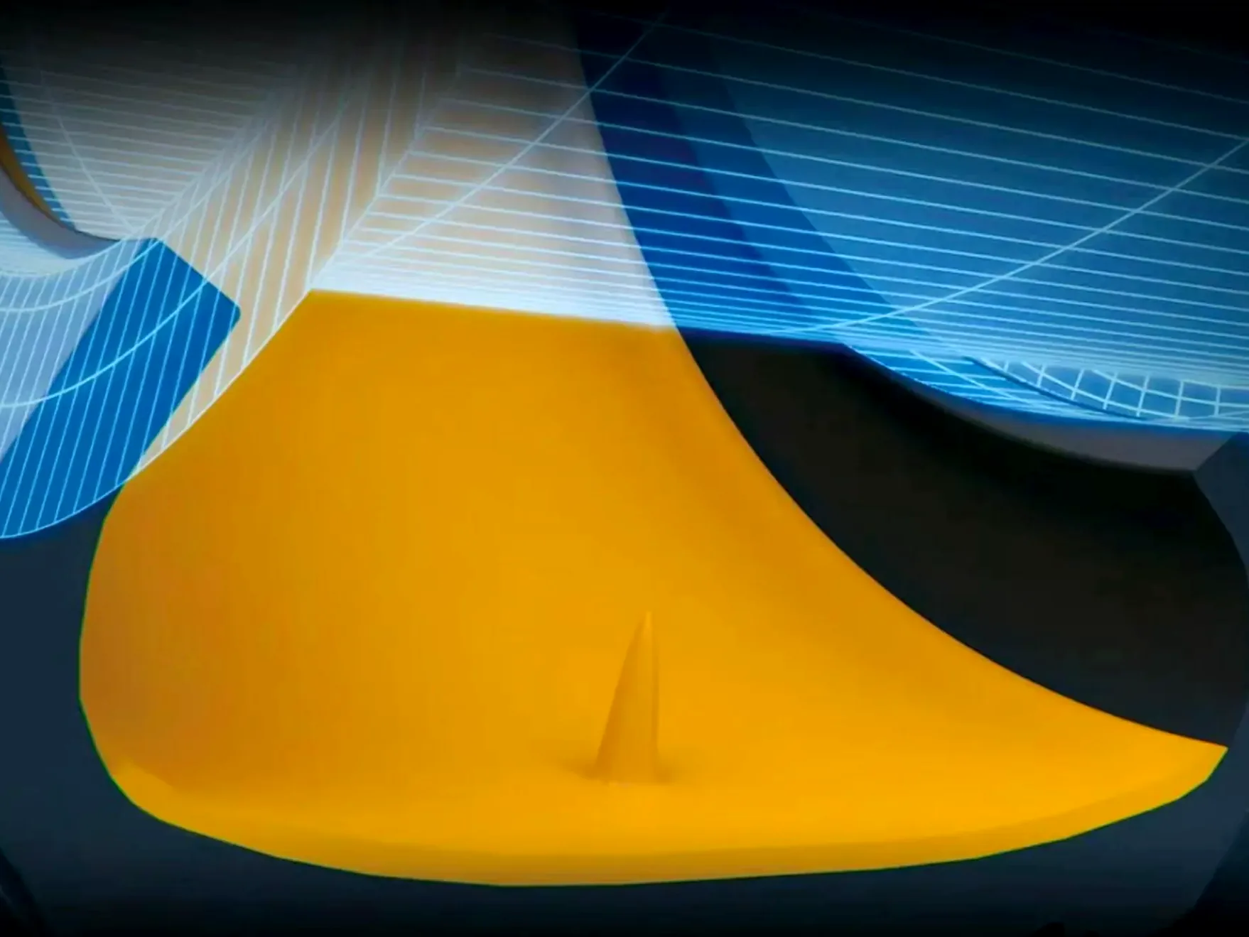 Cutaway of sealed tyre liner
